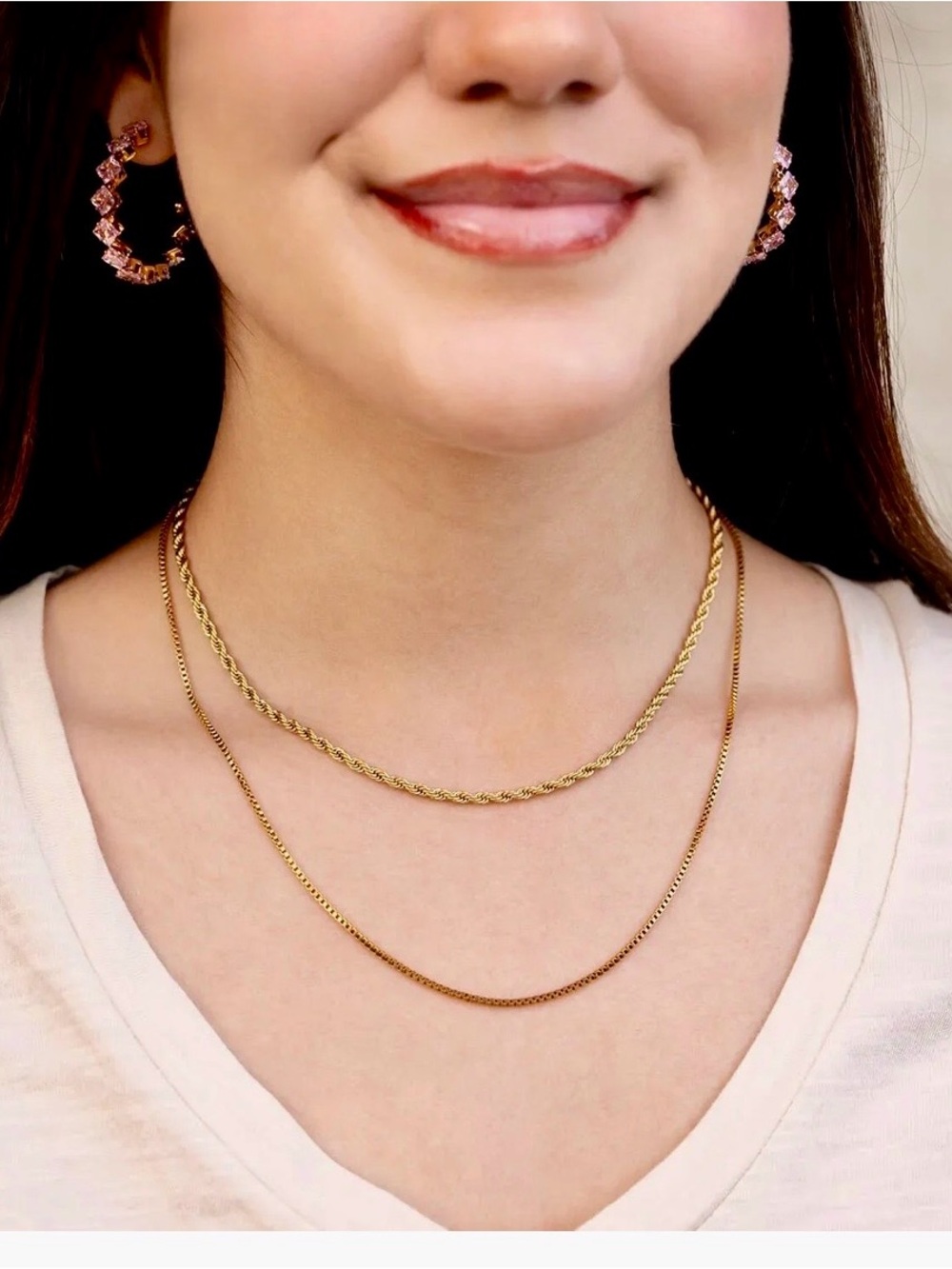 $28.00- 14K Gold Filled PLUS 1.5mm Box Chain Necklace